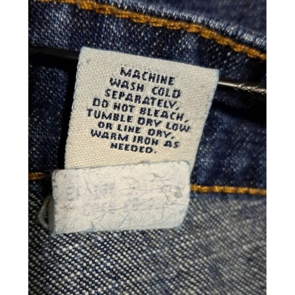 Y2K Flare Jeans Canyon River Blues Womens Juniors Size 13 Dark Wash 100% Cotton - Picture 8 of 9